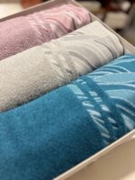 Art 1400 Set 3+3 asciugamani in spugna jacquard - immagine 2