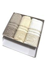 Art 1402 Set 3+3 asciugamani in spugna jacquard - immagine 2