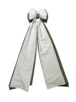 Art 1410 Fiocco verde salvia e bianco