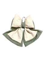 Art 1409 Fiocco bianco e verde salvia