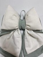 Art 1409 Fiocco bianco e verde salvia - immagine 4