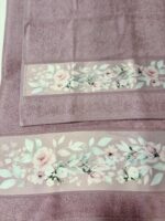 Art 1415 Set asciugamani 1+1 malva - immagine 3