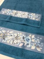 Art 1416 Set asciugamani 1+1 ottanio - immagine 3