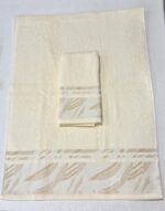 Art 1421 Set asciugamani 1+1 panna - immagine 4