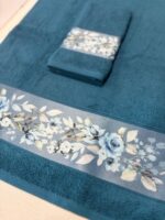 Art 1416 Set asciugamani 1+1 ottanio - immagine 4