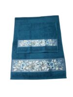 Art 1416 Set asciugamani 1+1 ottanio - immagine 2