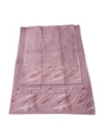 Art 1418 Set asciugamani 1+1 malva