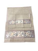 Art 1413 Set asciugamani 1+1 tortora