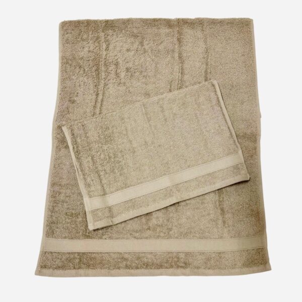 Art 1426 Set asciugamani 1+1 tortora