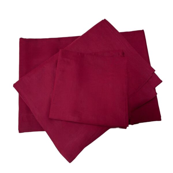 Art 1449 Completo letto bordeaux