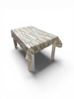 Art 1470 Tovaglia devore marrone