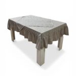 Art 1475 Tovaglia e runner in lino tortora