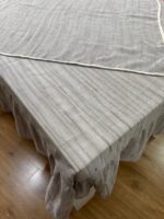 Art 1475 Tovaglia e runner in lino tortora - immagine 3