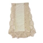 Art 1484 Runner avorio con pizzo crema