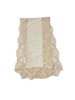 Art 1484 Runner avorio con pizzo crema